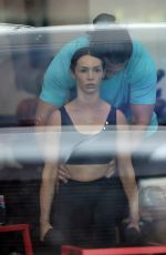 SCHEANA SHAY Workout at F45 Fitness in Marina Del Rey 03/09/2023