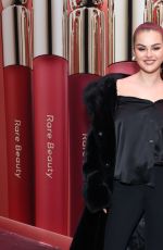 SELENA GOMEZ at Rare Beauty Soft Pinch Tinted Lip Oil Collection Launch in New York 03/29/2023