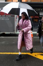 SELENA GOMEZ Heading to the Set of Only Murders in the Building in New York 02/28/2023