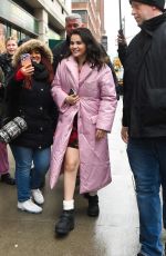 SELENA GOMEZ Heading to the Set of Only Murders in the Building in New York 02/28/2023