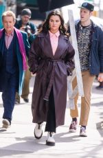 SELENA GOMEZ on the Set of Only Murderers in the Building in New York 03/17/2023