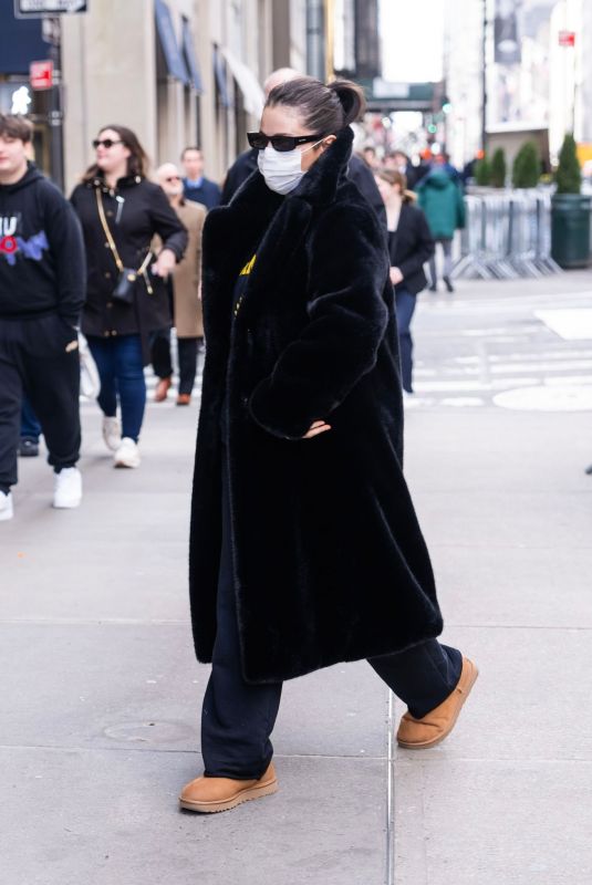 SELENA GOMEZ Out Shopping in New York 03/16/2023