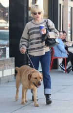 SELMA BLAIR Out with Her Dog in Studio City 03/24/2023