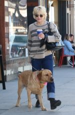 SELMA BLAIR Out with Her Dog in Studio City 03/24/2023