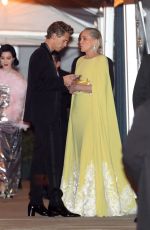 SHARON STONE Leaves 2023 Vanity Fair Oscar Party in Beverly Hills 03/12/2023