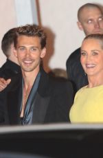 SHARON STONE Leaves 2023 Vanity Fair Oscar Party in Beverly Hills 03/12/2023