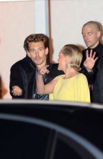 SHARON STONE Leaves 2023 Vanity Fair Oscar Party in Beverly Hills 03/12/2023