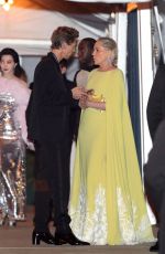 SHARON STONE Leaves 2023 Vanity Fair Oscar Party in Beverly Hills 03/12/2023