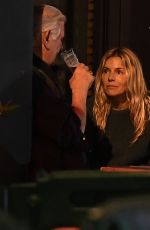 SIENNA MILLER and Bradley Adams Outside E&O in Notting Hill 03/17/2023