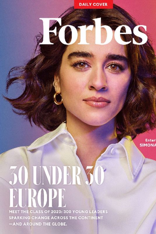 SIMONA TABASCO for Forbes 30 Under 30, Europe March 2023