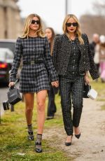 SOFIA and NICOLE RICHIE Out at Paris Fashion Week 03/07/2023