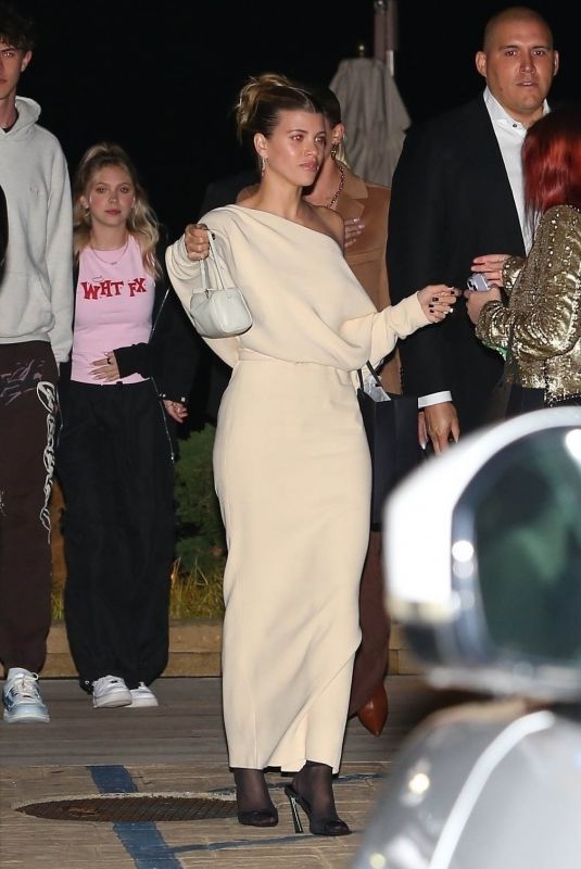 SOFIA RICHIE Leaves Nobu in Los Angeles 03/23/2023