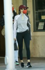 SOFIA RICHIE Wearing a Red Mask Out in Beverly Hills 03/27/2023