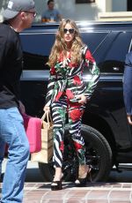 SOFIA VERGARA Heading to the Set of AGT in Pasadena 03/28/2023