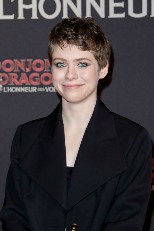 SOPHIA LILLIS at Dungeons & Dragons: Honor Among Thieves Premiere in Paris 03/22/2023