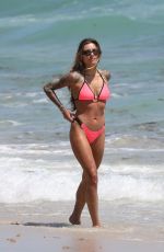 SOPHIA THOMALA in a Pink Bikini in Miami 03/23/2023