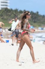 SOPHIA THOMALA in a Pink Bikini in Miami 03/23/2023