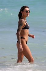 SOPHIA THOMALLA in Bikini at Spring Break in Miami 03/18/2023