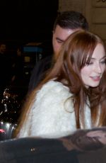 SOPHIE TURMER Leaves Costes Restaurant in Paris 03/03/2023