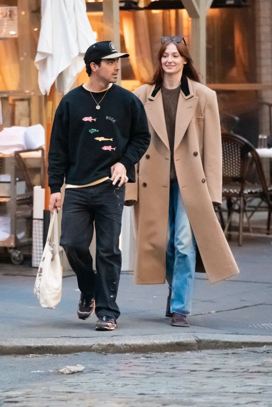 SOPHIE TURNER and Joe Jonas Out in New York 03/22/2023