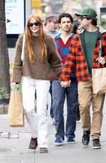 SOPHIE TURNER and Joe Jonas Shopping for Some British Memorabilia in New York 03/27/2023