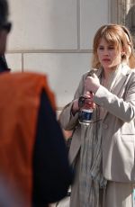 SOSIE BACON Out Filming in the Eternal City of Rome 03/24/2023