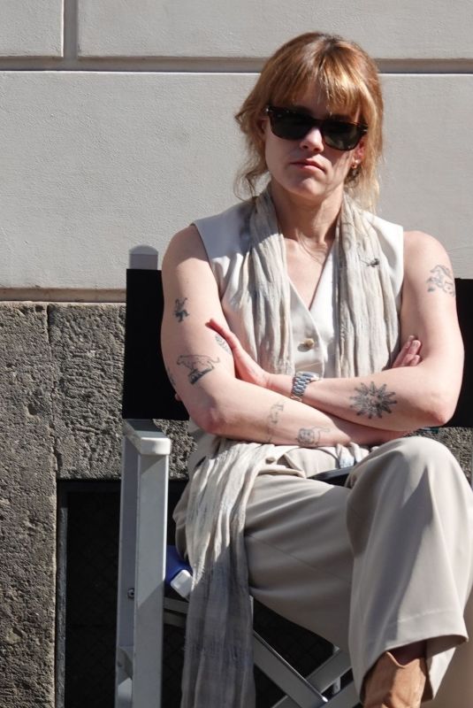 SOSIE BACON Out Filming in the Eternal City of Rome 03/24/2023