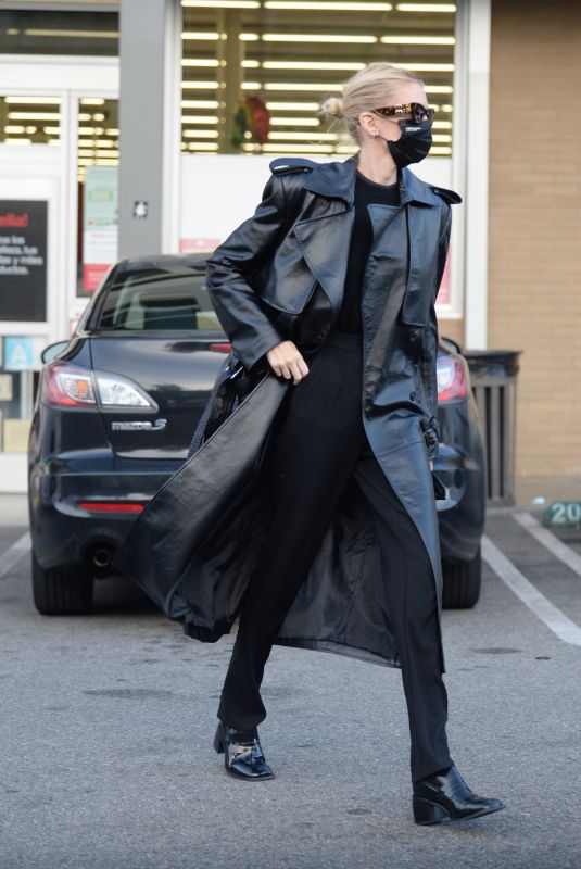 STELLA MAXWELL Out for Grocery Shopping at Whole Foods in Los Angeles 03/07/2023