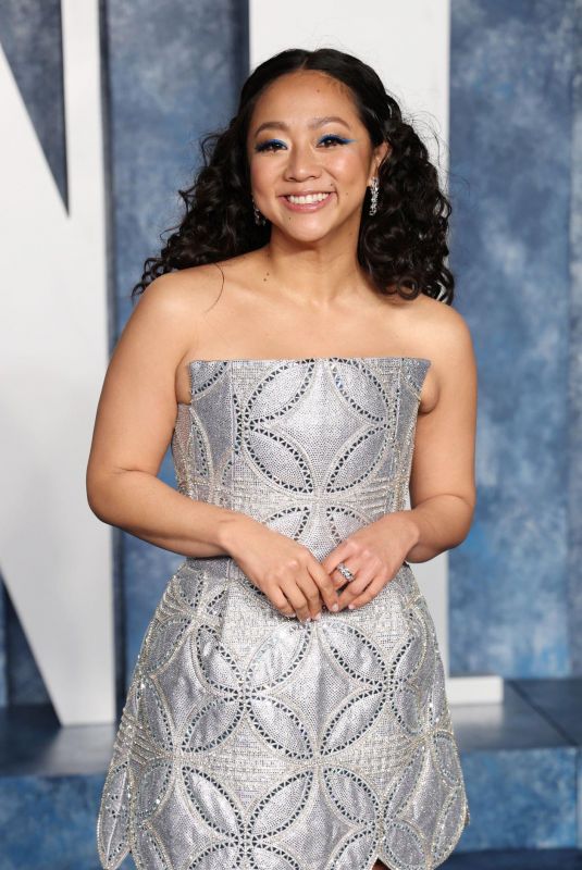 STEPHANIE HSU at Vanity Fair Oscar Party in Beverly Hills 03/12/2023