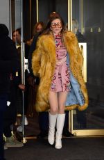 SUKI WATERHOUSE Out After a Wardrobe Change in New York 02/27/2023