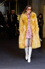 SUKI WATERHOUSE Out After a Wardrobe Change in New York 02/27/2023
