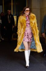 SUKI WATERHOUSE Out After a Wardrobe Change in New York 02/27/2023