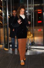 SUNNY HOSTIN Arrives at Air Screening at Hudson Yards in New York 03/20/2023