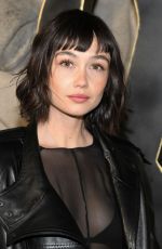 SYDNEY CHANDLER at Yves Saint Laurent Fashion Show at Paris Fashion Week 02/28/2023