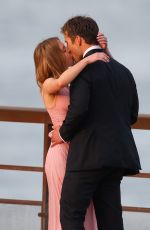 SYDNEY SWEENEY and Glen Powell Filming Scenes for Their Upcoming Movie in Sydney 03/27/2023