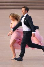 SYDNEY SWEENEY and Glen Powell Filming Scenes for Their Upcoming Movie in Sydney 03/27/2023