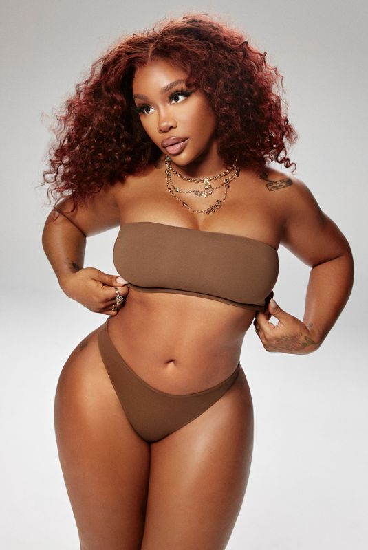 SZA for Skims Underwear Campaign, March 2023