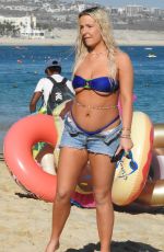 TANA MONGEAU at a Beach in Los Cabos 03/01/2023