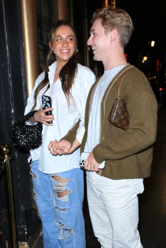 TATE MCRAE Out with Her Boyfriend at Gracie Abrams
