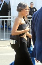 TAYLOR RUSSELL Arrives at 2023 Film Independent Spirit Awards in Santa Monica 03/04/2023