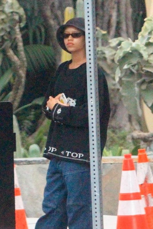 TAYLOR RUSSELL Out Shopping in Beverly Hills 03/16/2023