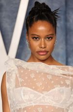 TAYLOUR PAIGE at Vanity Fair Oscar Party in Beverly Hills 03/12/2023