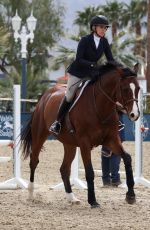 TEDDI MELENCAMP Competes at Desert Horse Park Exhibit in Thermal California 03/10/2023