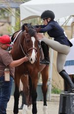 TEDDI MELENCAMP Competes at Desert Horse Park Exhibit in Thermal California 03/10/2023