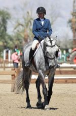 TEDDI MELLENCAMP Competing at a Horse Competition in Thermal 03/19/2023