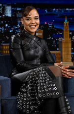 TESSA THOMPSON at Tonight Show Starring Jimmy Fallon in New York 03/03/2023