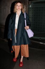 THOMASIN MCKENZIE Leaves Loewe Show at Paris Fashion Week 03/03/2023