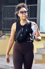 TIA MOWRY Leaves Saturday Workout Session in Studio City 03/18/2023