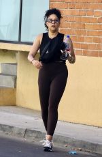 TIA MOWRY Leaves Saturday Workout Session in Studio City 03/18/2023