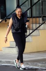 TIA MOWRY Leaves Workout in Studio City 03/06/2023
